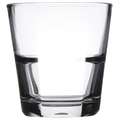 Anchor Hocking 12 oz. Clarisse Double Old Fashion Stackable Rim Tempered Glass, PK24 90253